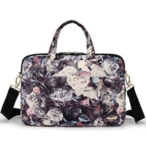 Laptop bag carrying case NWT abstract rose pattern